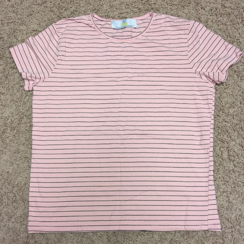 Retro 90s saved by the bell weekend striped shirt